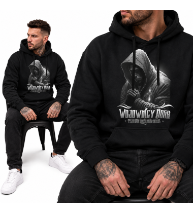 Bluza Chrześcijańska z kapturem Wojownicy Boga
